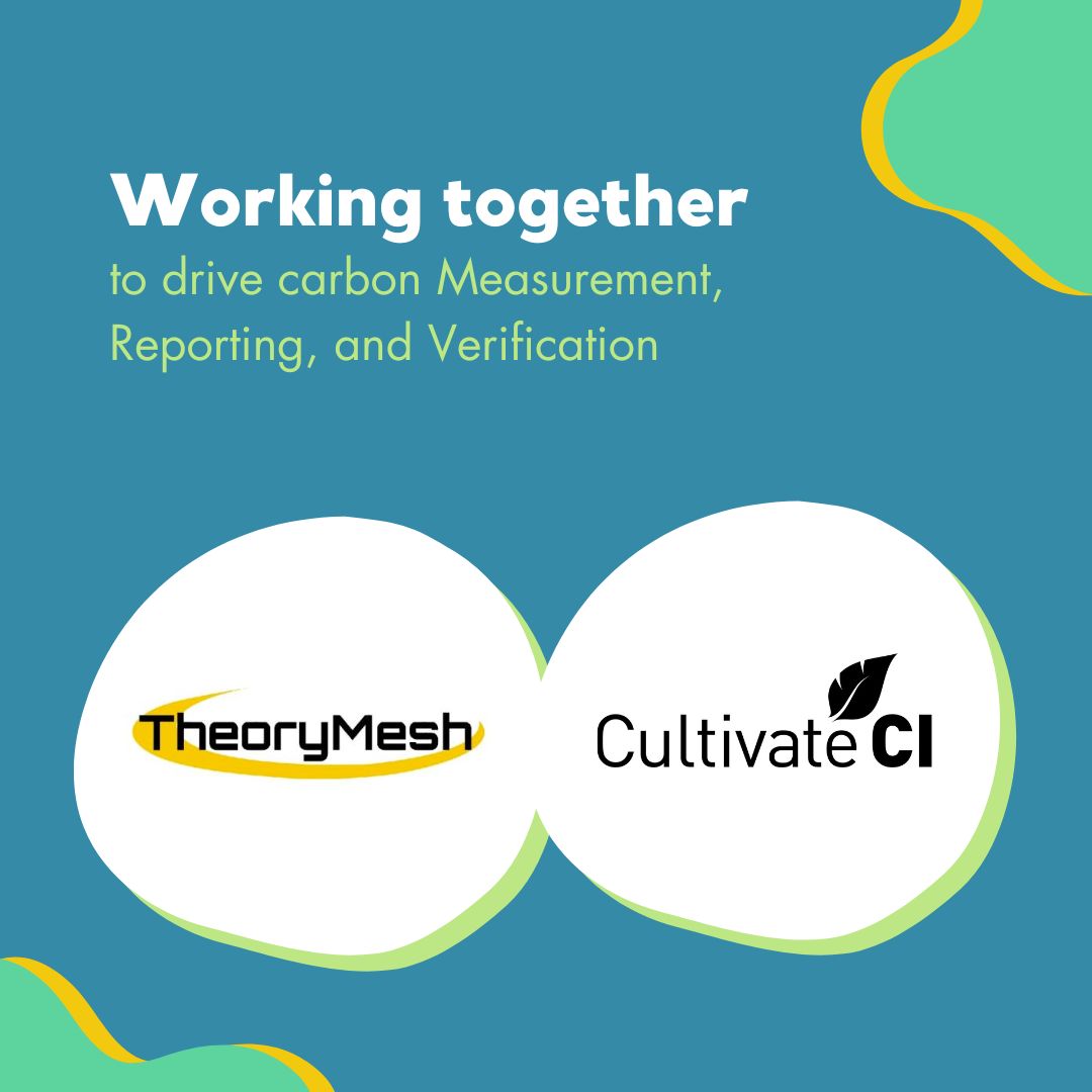 CultivateCI and TheoryMesh develop new partnership to drive carbon Measurement, Reporting and Verification.